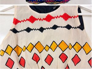 Boho Chic Cutout Print Dress