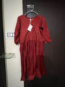 Stylish Red Ethnic Kurta