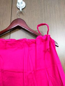 Georgette Saree With Blouse And Petticoat