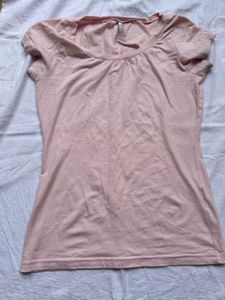 Soft Pink Basic T-Shirt