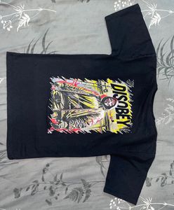 Graphic Print 'DISOBEY' T-Shirt