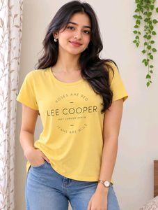Golden Yellow Tshirt for women girls half sleeve