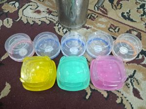 8 containers 1 jug