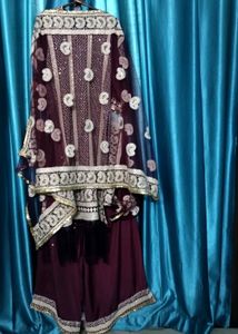 Purple Machine Chickenkari Heavy Partywear Outfit