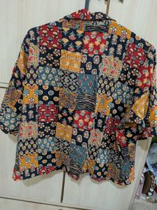 XXL Bohemian crop top