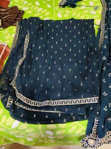 Beautiful Teal Embroidered Kurta