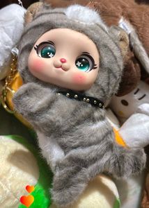 Cute Kitten Plush Toy with Big Eyes