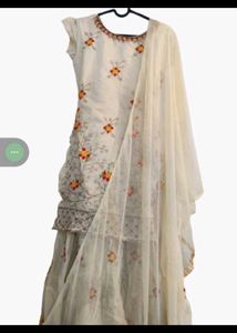 Elegant Embroidered Kurta Set with Dupatta
