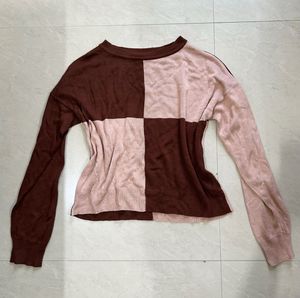 Colorblock Knit Sweater
