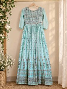Beautiful Blue Sequin Gown