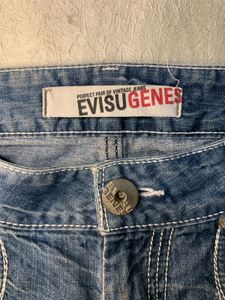 Evisu Genes Vintage Denim Shorts