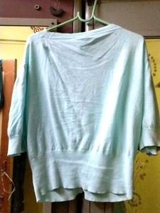 Blue casual top