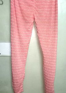 Pink Printed Bottoms Pyjama