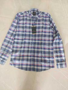 Gaz America Men's Light Blue &amp; Navy Checked Full