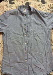 Uniqlo Slim Fit Band Collar Shirt