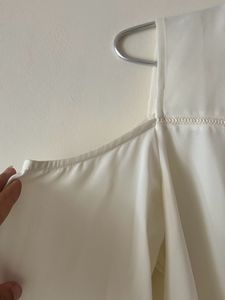 Shoulder Cut With Bell Sleeves Top