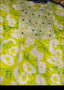 Embroidered anarkali kurti