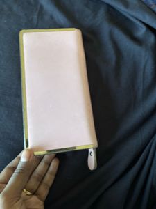 Pink Flower Design Long Wallet – Spacious &amp; Stylis