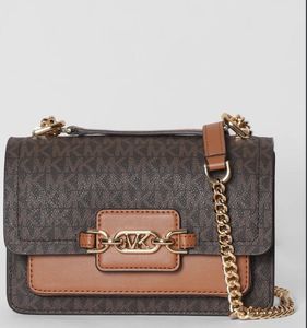 og Michael Kors Brown Logo Crossbody Bag