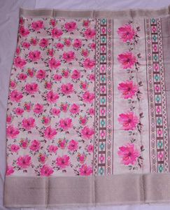 Dola Silk Saree With Blouse Washable