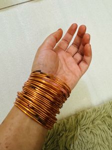 Set of Copper traditional bihari bangles
