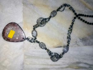 Unique Beaded Pendant Necklace