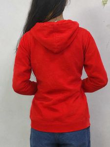 Red Paris League Hoodie