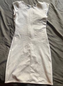 Elegant White Cap Sleeve Mini Dress