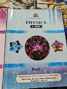 PUC Physics Textbooks Parts 1 &amp; 2