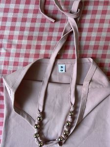 Pink Halter Neck Top