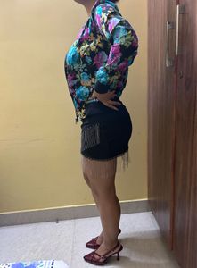 Stylish Floral Bomber Jacket