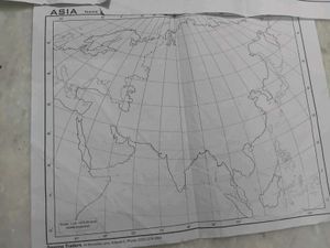 World, Asia and India Maps - Geography Set