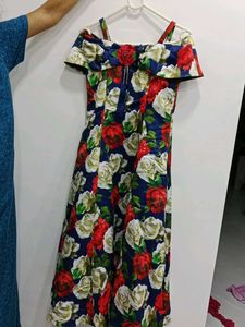 Floral Print Party Dress