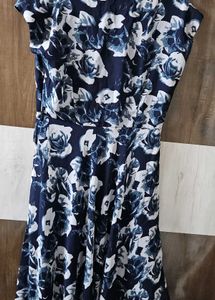 harpa blue floral dresa