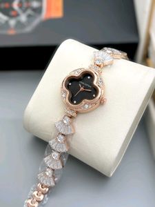 louis vuitton diamond studded ladies watch