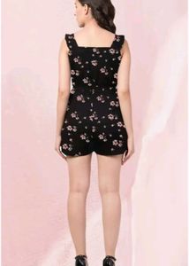 Cute Floral Jumpsuit
