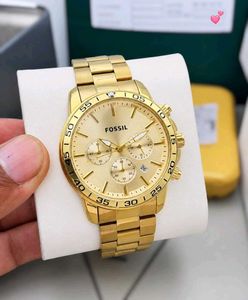 FOSSIL Heavy Metal strap . -Fossil lock. -Date ind
