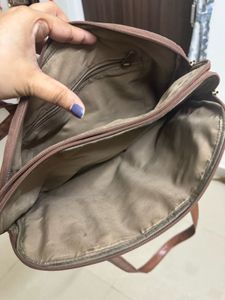 Baggit Brown Solid Shoulder Handbag
