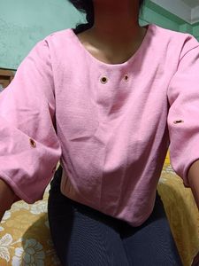 Baby Pink Stylish Top