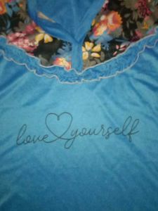 Blue Floral nightsuit