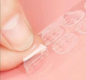 Nail Glue Stickers 24 pieces 1 sheet