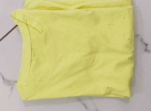 Vibrant Yellow T-Shirt &amp; shorts