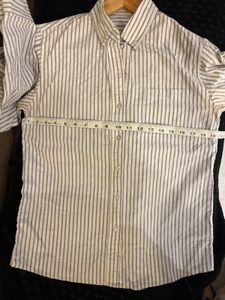Classic Pinstripe Button-Down Shirt