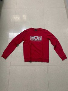 EA7 Emporio Armani Red Sweatshirt