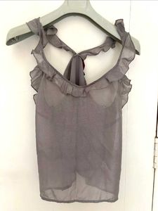 Ruffle Detail Top