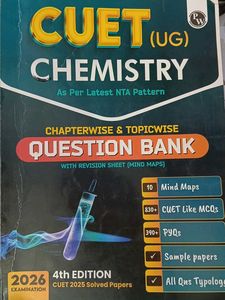 CUET Chemistry Question Bank 4th Edition