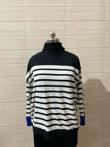 Ralph lauren Striped Turtleneck Sweater