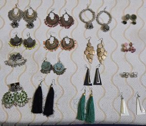 Assorted 16 Pair of Earrings