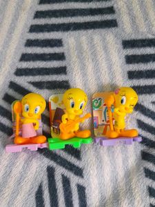 Cute Tweety Bird Figurines Set