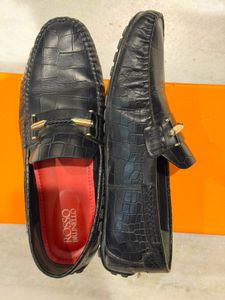 Rosso Brunello Black Loafers